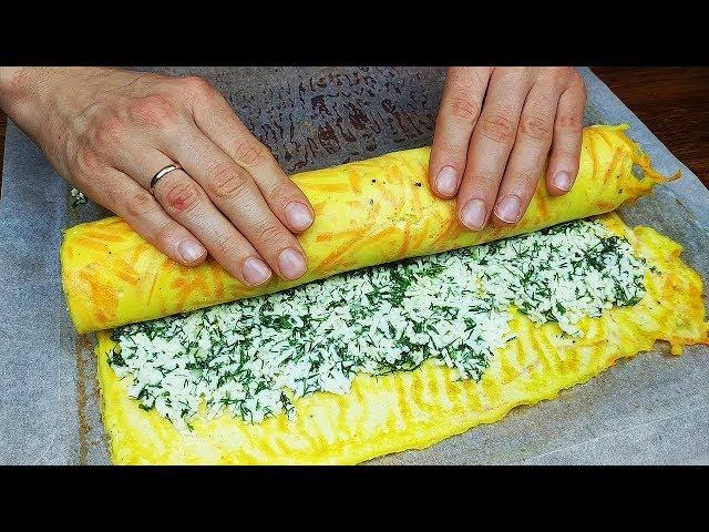 Found a recipe in an old newspaper! Bright as summer, omelet roll!