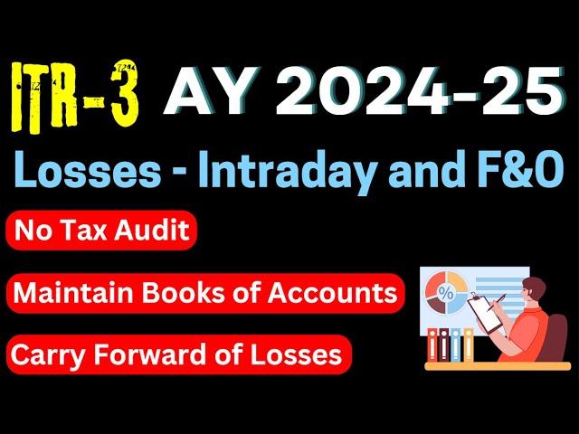 File ITR-3 Loss on Intraday and F&O-AY 2024-25 II Future and Option Loss ITR-3 II