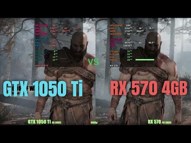 Gtx 1050 ti vs Rx 570 (2024)