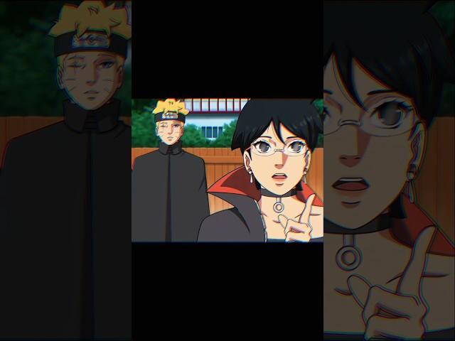 [Borusara] moral of the story ️#youtubeshorts #borutoxsarada #borutotimeskip #saradaedit