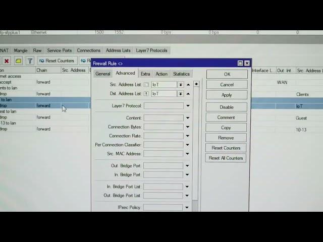 Mikrotik disable vlan routing