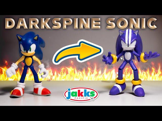 Turning Jakks Sonic into a Darkspine Sonic Custom Action Figure!