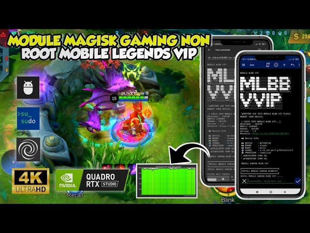 ULTRA GRAPHICSMAGISK GAMING NON ​​ROOT MOBILE LEGENDS VIP MODULEHOW TO INSTALL MAGISK MODULE