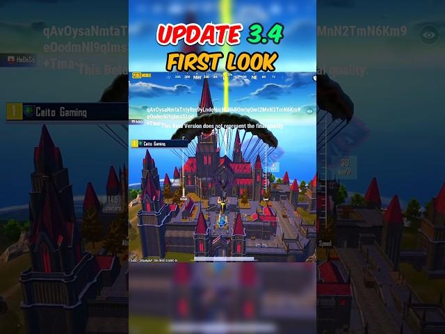 UPDATE 3.4 | First Look  #pubg #pubgmobile #bgmi #newupdate #ceitogaming