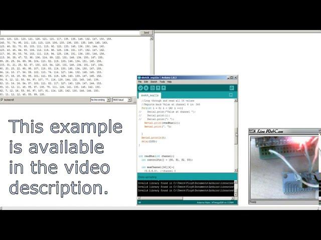 HC4067 Connect with Arduino (16-chl Analog Multiplexer)