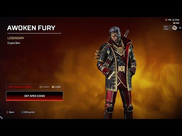 Legendary Skin for Crypto (Awoken Fury), S16 Store Update. [Apex Legends - Highlight - Apr.23]