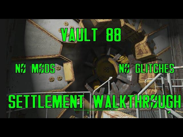 Settlement Builds for Noobs: Vault 88