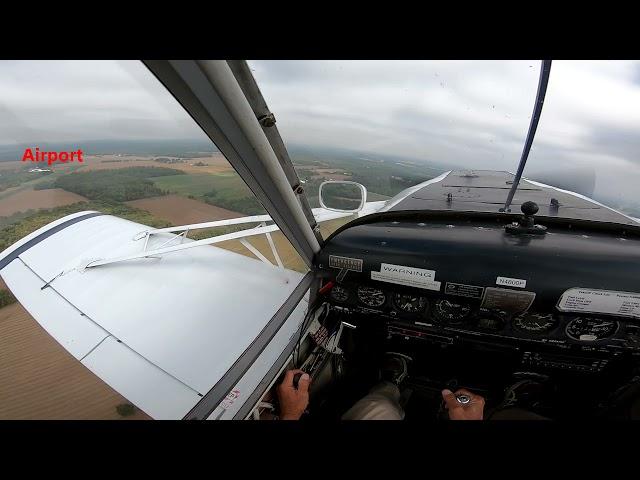 Glider Tow in Piper Pawnee POV with Fun Country Soaring Club
