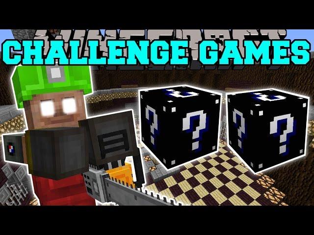 Minecraft: PSYCHO STEVE CHALLENGE GAMES - Lucky Block Mod - Modded Mini-Game