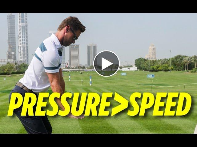 Gain the pressure in your swing that most amateurs lack