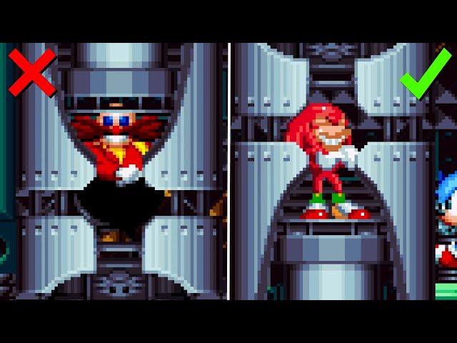 Classic Knuckles over Eggman ~ Sonic Mania Plus mods ~ Gameplay