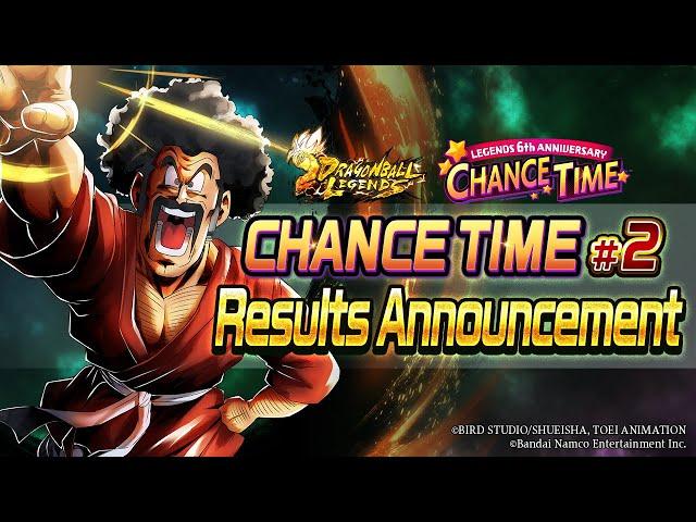 DRAGON BALL LEGENDS "LEGENDS 6th ANNIVERSARY CHANCE TIME!!" #2 Results Announcement