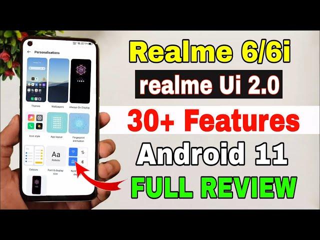 Realme 6 & 6i realme Ui 2.0 update new features, Android 11 | AOD, game space | realme 6 new update