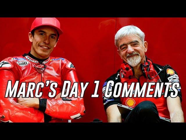 Marc's First Comments On The GP25  |   Motogp News 2024