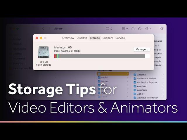 Always Running Out Of Space || Cleaning Your Hard Drive for Animators and Video Editors