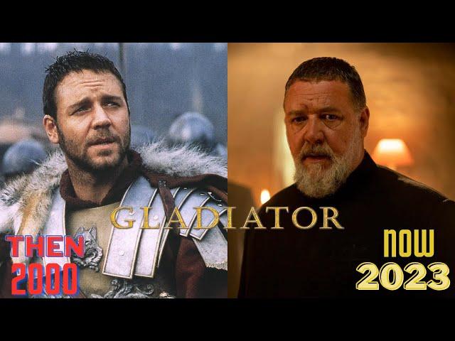 GLADIATOR MOVIE (2000) CAST : HOW THEY'VE CHANGED | REAL NAME AND AGE