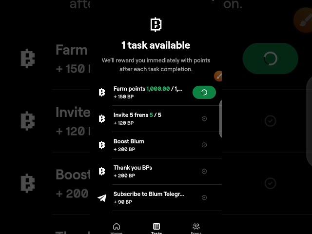 #BLUM Point Farming 1000/1000 #crypto #web3 #tap #game #blumBot #notcoin #blumpoints #airdrop