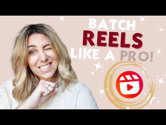 How to Batch Instagram Reels | Planning, Shooting, Editing, Scheduling