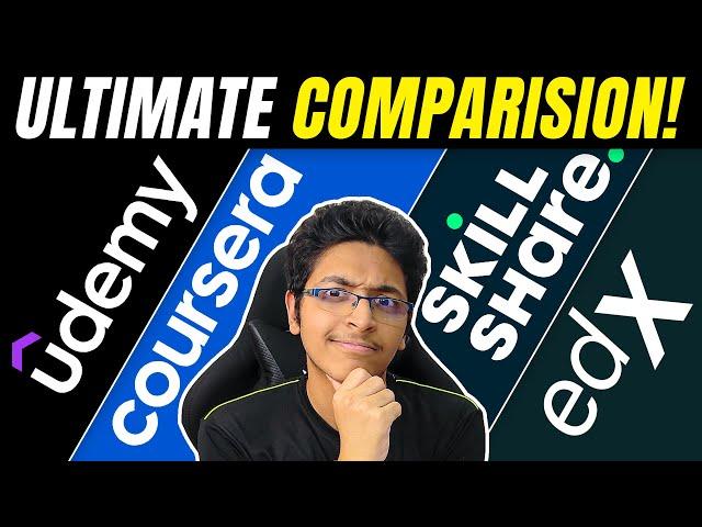 UDEMY Vs COURSERA Vs SKILLSHARE | WHICH IS THE BEST PLATFORM TO LEARN SKILLS