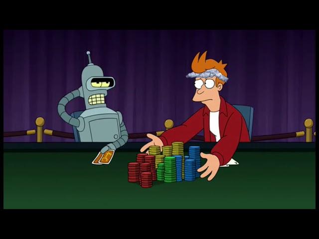 Futurama - Poker - Bender vs Fry - Into the Wild Green Yonder