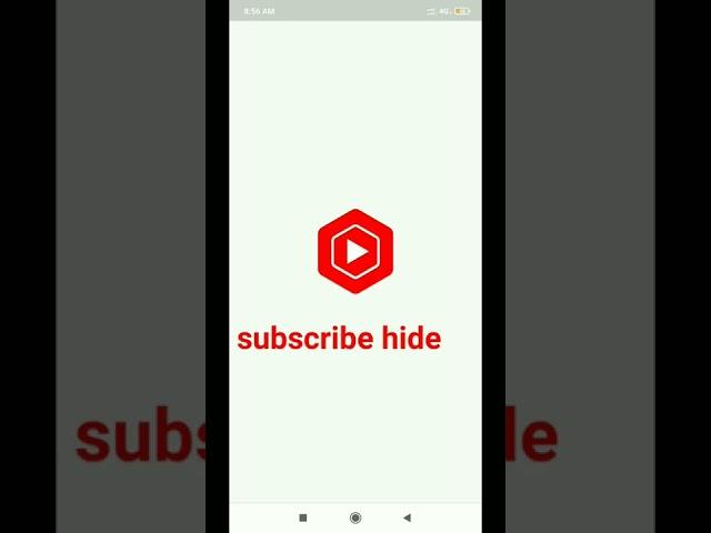 यूट्यूब पर अपना सब्सक्राइबर कैसे छुपाए।।how to subscribe hide on youtube