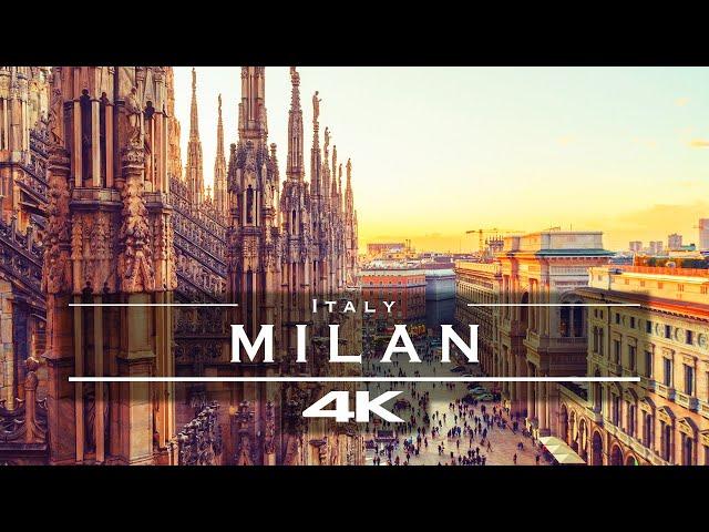 Milan / Milano, Italy  - by drone [4K]