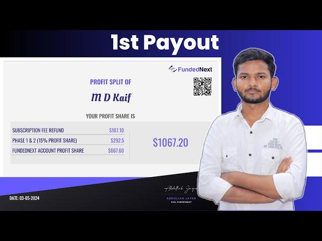 First Payout From Fundednext