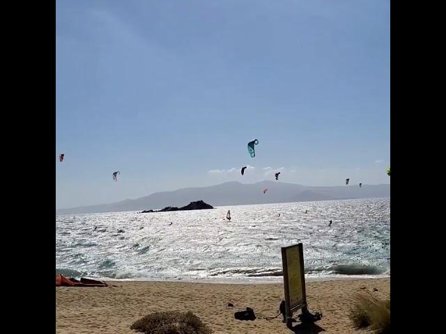 Kite surfing naxos