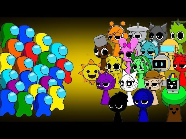 AMONG US vs. INCREDIBOX SPRUNKI || Peanut Among us ANIMATION