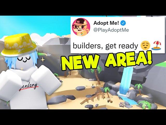 TROPICAL ISLAND AREA in Adopt ME  Builders Update Coming! (Roblox)