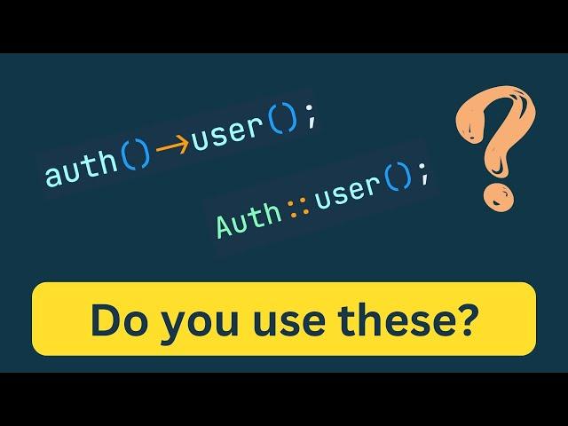 3 Different Ways To Get Authenticated User In Laravel