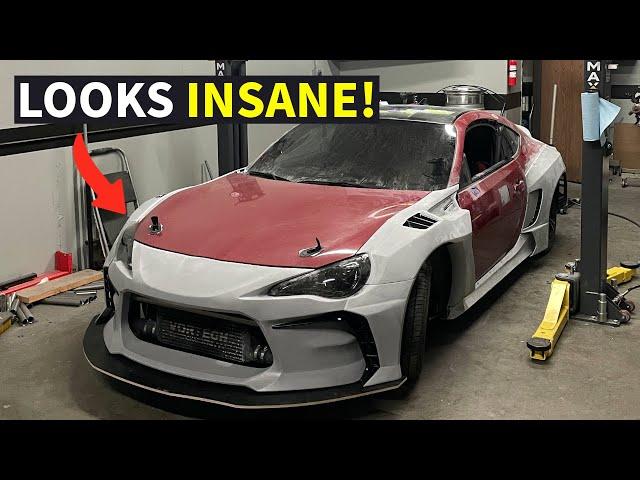 INSTALLING THE STREETHUNTER WIDEBODY KIT ON MY FRS!