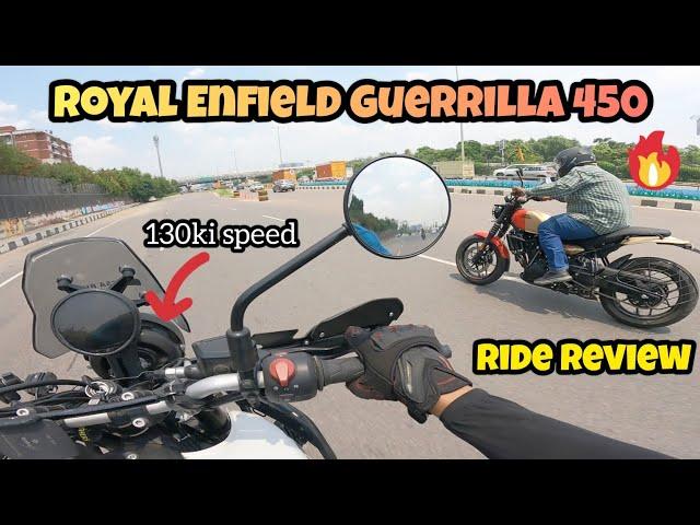 ROYAL ENFIELD GUERRILLA 450 [RIDE REVIEW]  Maja Aaya Chala Ke