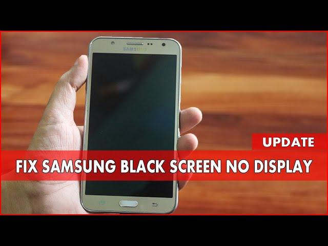 How To Fix Samsung Galaxy Black Screen Problem, Quick Fix Black screen No Display on Samsung Mobile