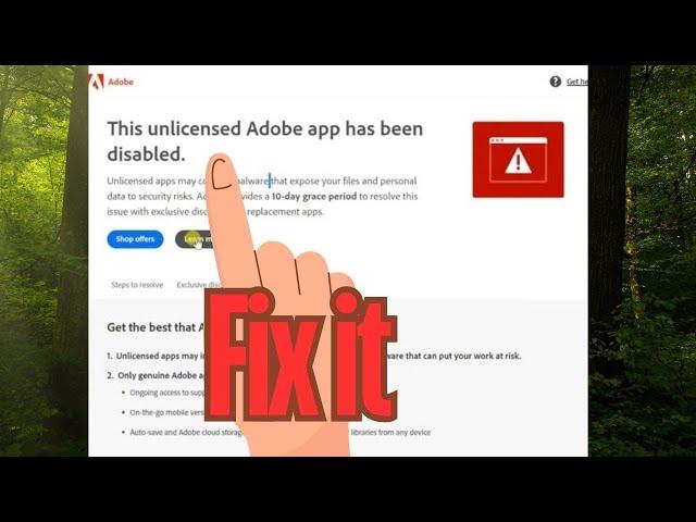 This unlicensed Adobe app has been disabled | #NishanthTechTamil | #illustrator | #aftereffects