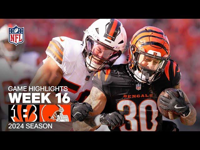 Cleveland Browns vs. Cincinnati Bengals | 2024 Week 16 Game Highlights