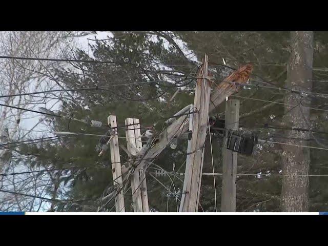 Gusty winds leading to damage, power outages across the state