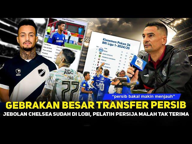 PELAPIS CIRO GAK MAIN-MAIN️Transfer Persib kelas Eropa~Pelatih Persija tantrum lihat persib menang