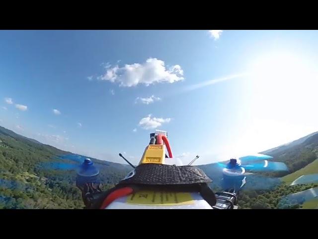 360 Degree VR Video from FPV Race Drone Xiaomi Mi Sphere