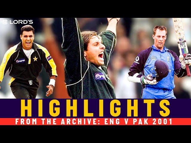 Trescothick & Yousuf Star in Final Over Thriller! | Classic ODI | England v Pakistan 2001 | Lord's