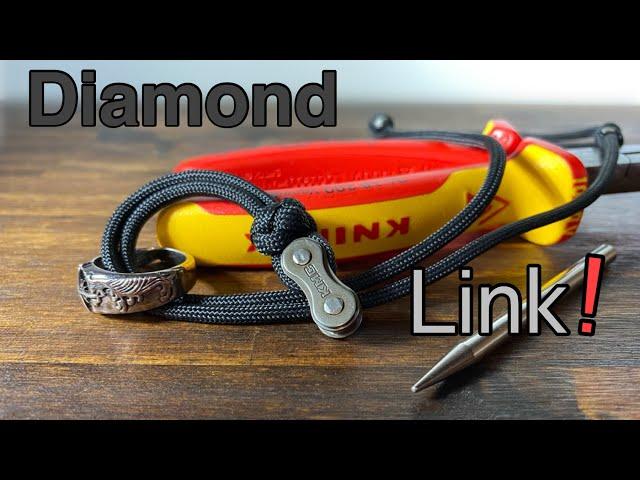 HOW TO: Diamond Link Paracord Necklace...Tutorial