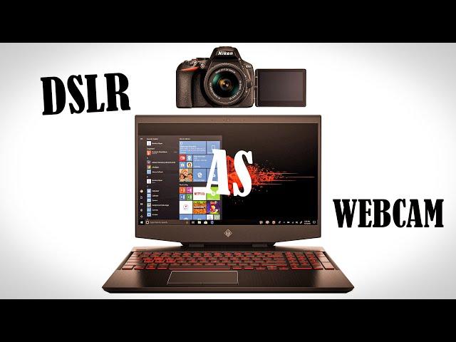 How to use Dslr as Webcam in Zoom, Skype, OBS etc for free (2020) | No Camlink required