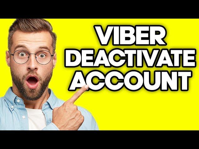 How To Deactivate Viber Account (2023)