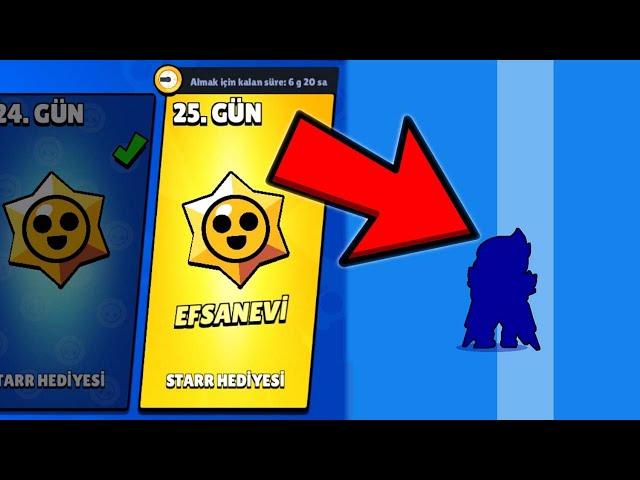 SON GÜN EFSANEVİ STARR HEDİYESİEFSANEVİ ÇIKTI BRAWL STARS KUTU AÇILIMI