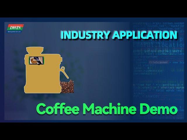 DWIN T5L LCD module | Coffee Machine Demo