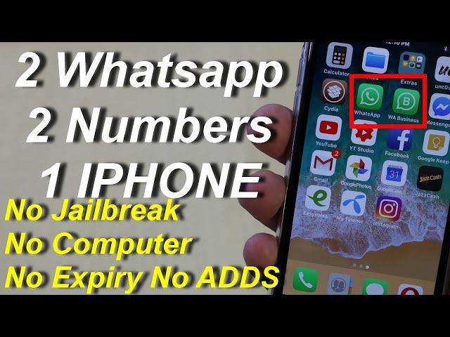 Two Whatsapp 2 Numbers One Iphone 2019 Easy installation