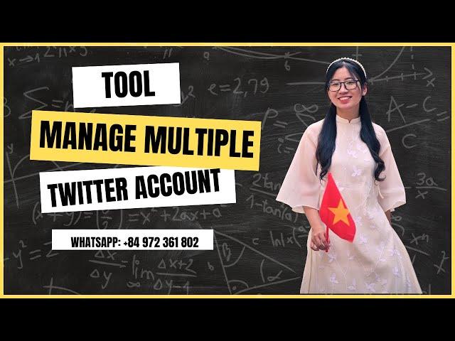 Tool Manage Multiple Twitter Account 2024|Twitter Account Management