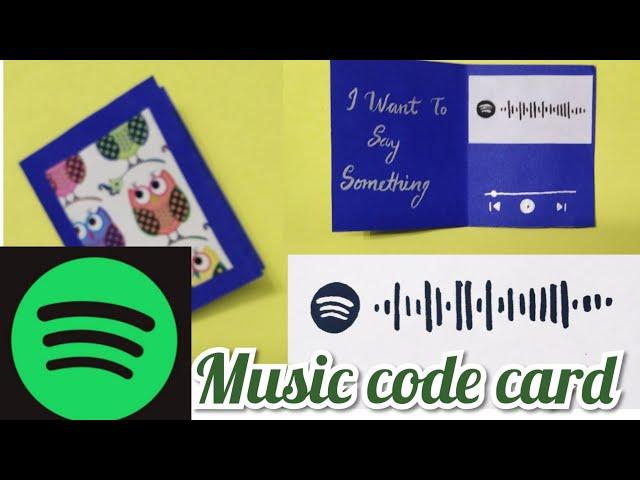 SPOTIFY MUSIC CODE/SCAN | Make Your Music Code card | Best Gift Idea | Best way to express feelings