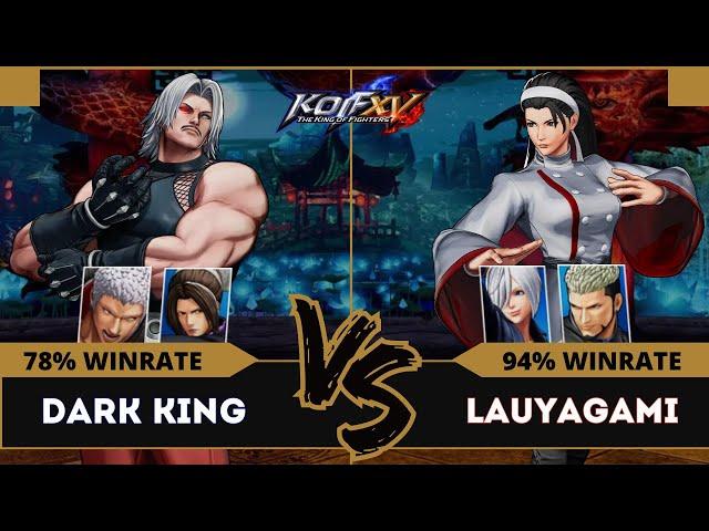 KOFXV⭐DARK KING (Duo Lon/Rugal/O.Yashiro) vs LAUYAGAMI (Angel/Goenitz/Chizuru)⭐Ranked Match 13/07/24