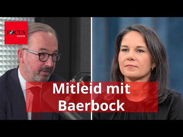 Und plötzlich hat Fleischhauer Mitleid mit Annalena Baerbock